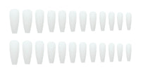 White Long T Grinding Fake Nail Tip Wear
