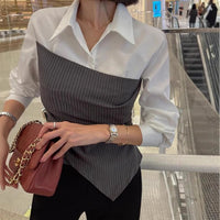Korean Style Commute Slim-fit Shirt