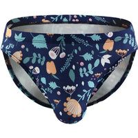 Fashion Print Men's Low Waist Briefs