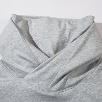 Solid Color With Fur Turtleneck Hooded Sweater For Men