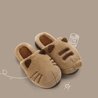 Cotton Slippers, Plush Household, Thick-soled Comfort And Warmth, Wool Slippers