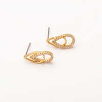 Hollow-out Niche High-grade Geometric Design Ear Studs