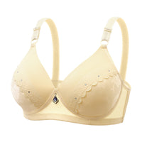 Lace Jacquard Comfortable Thin Bra