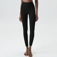 Small Wave Yoga Pants Plus Size Lycra Milk Leather Tight Trousers For Women