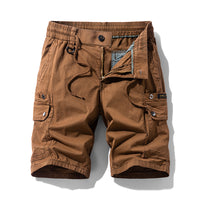 Casual Pants Men's Summer Thin Men's Overalls Men's Cotton Multi-pocket Trousers Teen Trend Wear-resistant Straight-leg Pants
