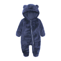 Flannel Baby Warm One-piece Romper