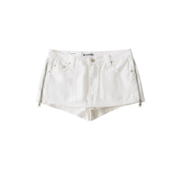 Womens Fashion High-Waisted Denim Skirt With Side Zipper
