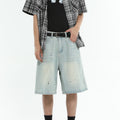 Denim High Street Denim Shorts Loose