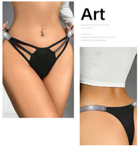 Women's Low Waist Briefs Underwear Thin T-back