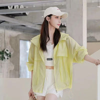 Versatile Breathable Thin Hooded Loose-fit Minimalist