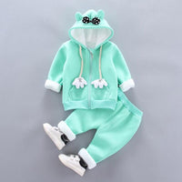 Printed Long Sleeve T-shirt Trousers Suit Casual Children's Suit