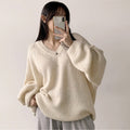 Pullover Long Sleeve Bandage Dress Slimming Sweater