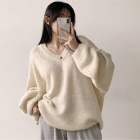 Pullover Long Sleeve Bandage Dress Slimming Sweater