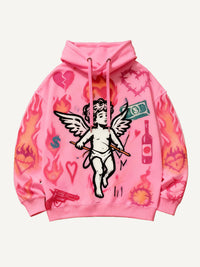 Fashion Casual Printed Polyester Sweater