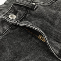 Worn Looking Washed-out Denim Shorts Men's Loose