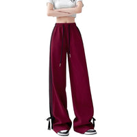 Bow-knot Sweatpants For Women High-waisted And Versatile