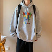 Hooded Versatile Loose Retro Handsome Sweater Coat