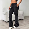 Women's High-waist Drawstring Work Pants