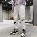 Men's Korean Style Trend Slim Fit Big Check