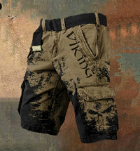 Workwear Casual Men's Thin Multi-pocket Fifth Pants