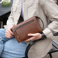 New Mens Wallet With A Combination Lock And Clutch Design