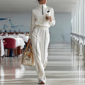 High-end Fashionable Western-style Sporty Casual Sweatshirt Set For Women