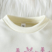 Baby One-piece Long Sleeve Triangle Wrap Shirt Printing