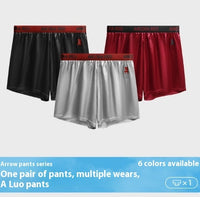 Solid Color Men's Boxers Boxer Briefs
