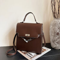 Vintage Buckle Backpack Multifunctional Women's Shoulder Bag