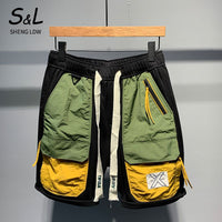 Summer Japanese Tether Casual Multicolor Pocket Shorts