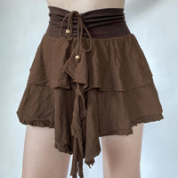Wandering Style Retro High Waist Skirt