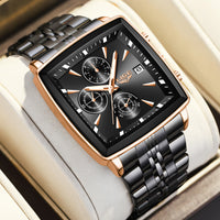 Business Personality Large Dial Square Watch Men