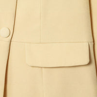 Women's Breasted Round Neck Suit Jacket