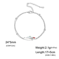 Metal Stainless Steel Double-layered Bracelet
