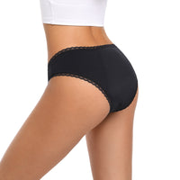 Thin Women's Physiological Underwear Lace Mid Waist Briefs