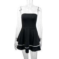 Women's Fashion Backless Tube Top Cake Dress