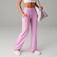 High-waisted Loose-fitting Wide-leg Womens Sweatpants