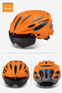 Mountain Bike Integrated Riding Cap Magnetic Goggles Helmet