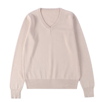 School-supplied Dark Gray Long-sleeve Knit Top