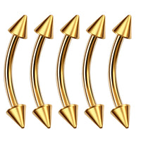 Conical Curved Rod Titanium Steel Lip Nail Ear Bone