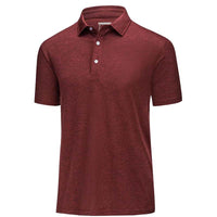 Men's Comfortable Breathable Short-sleeved Lapel Polo Shirt