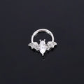 Halloween Punk Bat Nose Stud Ornament