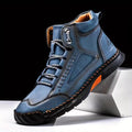 Hand Sewn Ankle Boots With Flat Straps And Casual Shoes