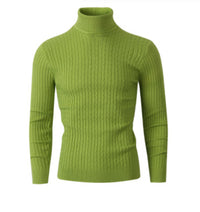 Pullover High Collar Casual Sweater Men