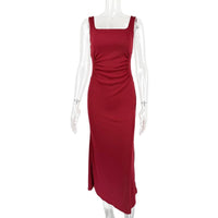 Summer New Arrival Waist-Cinching Bodycon Maxi Dress Sexy Slim-Fit