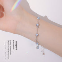 Natural Double-Layer Moonstone Bracelet For Women