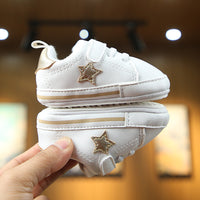 Fashion Child Sneakers Casual Baby Cotton White Soft Sole Toddler Shoes