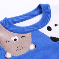 Children's Autumn And Winter New Double-layer Cotton Sweater