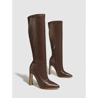 Pointed Toe High Heels With Slender Stiletto Heels That Create A Slimming Lookknight Boots