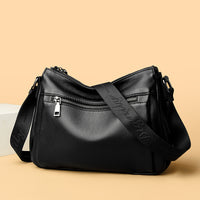 Women's Large Capacity Top Layer Leather One-shoulder Crossbody Bag
